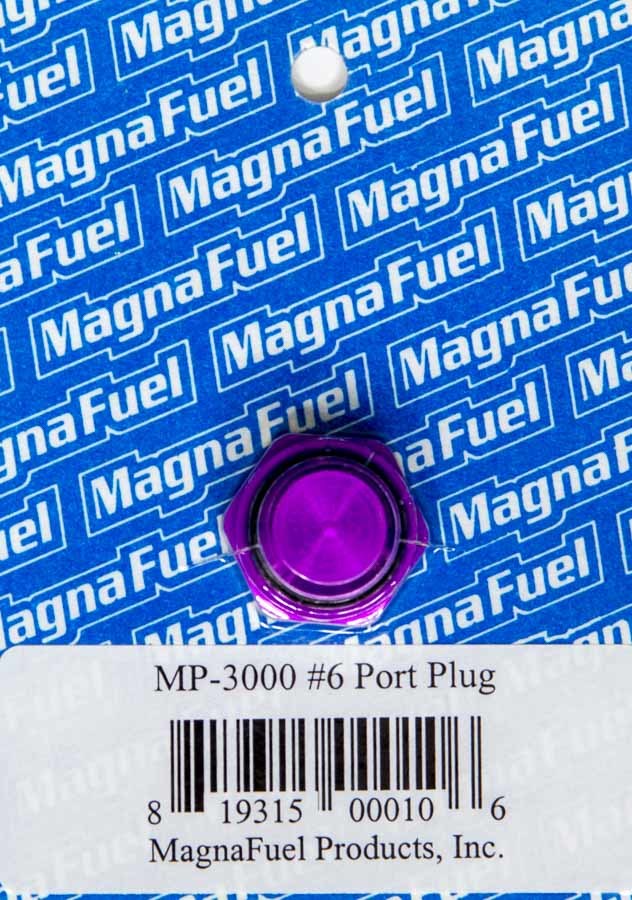 MAGNAFUEL/MAGNAFLOW FUEL SYSTEMS #6 O-Ring Port Plug MP-3000