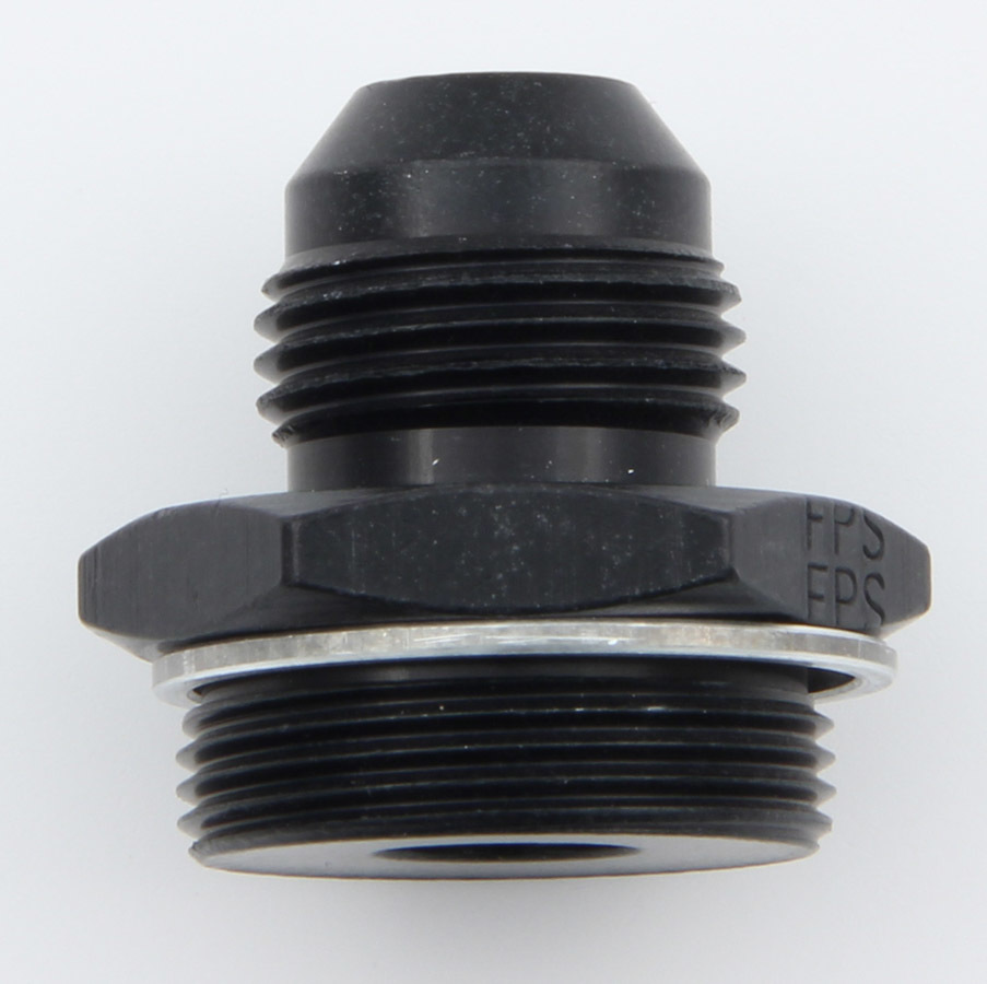 FRAGOLA Male Adapter Fitting #8 x 1-20 Rochester Blk 491965-BL
