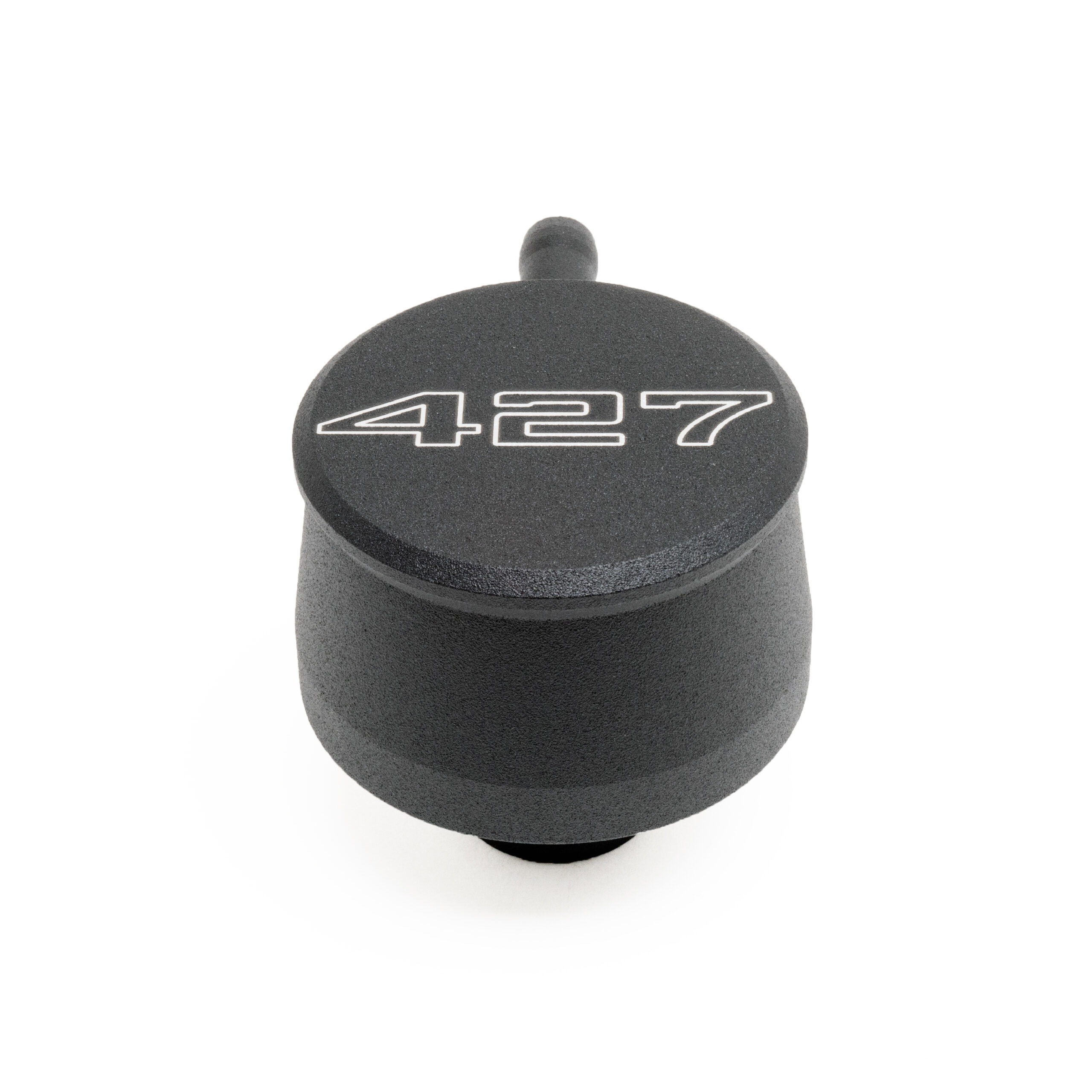 RACING POWER CO-PACKAGED Valve Cover Breather 427 Logo Black Each R8346
