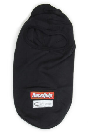 RACEQUIP Headsock FR Black Single Layer SFI 3.3 433991RQP