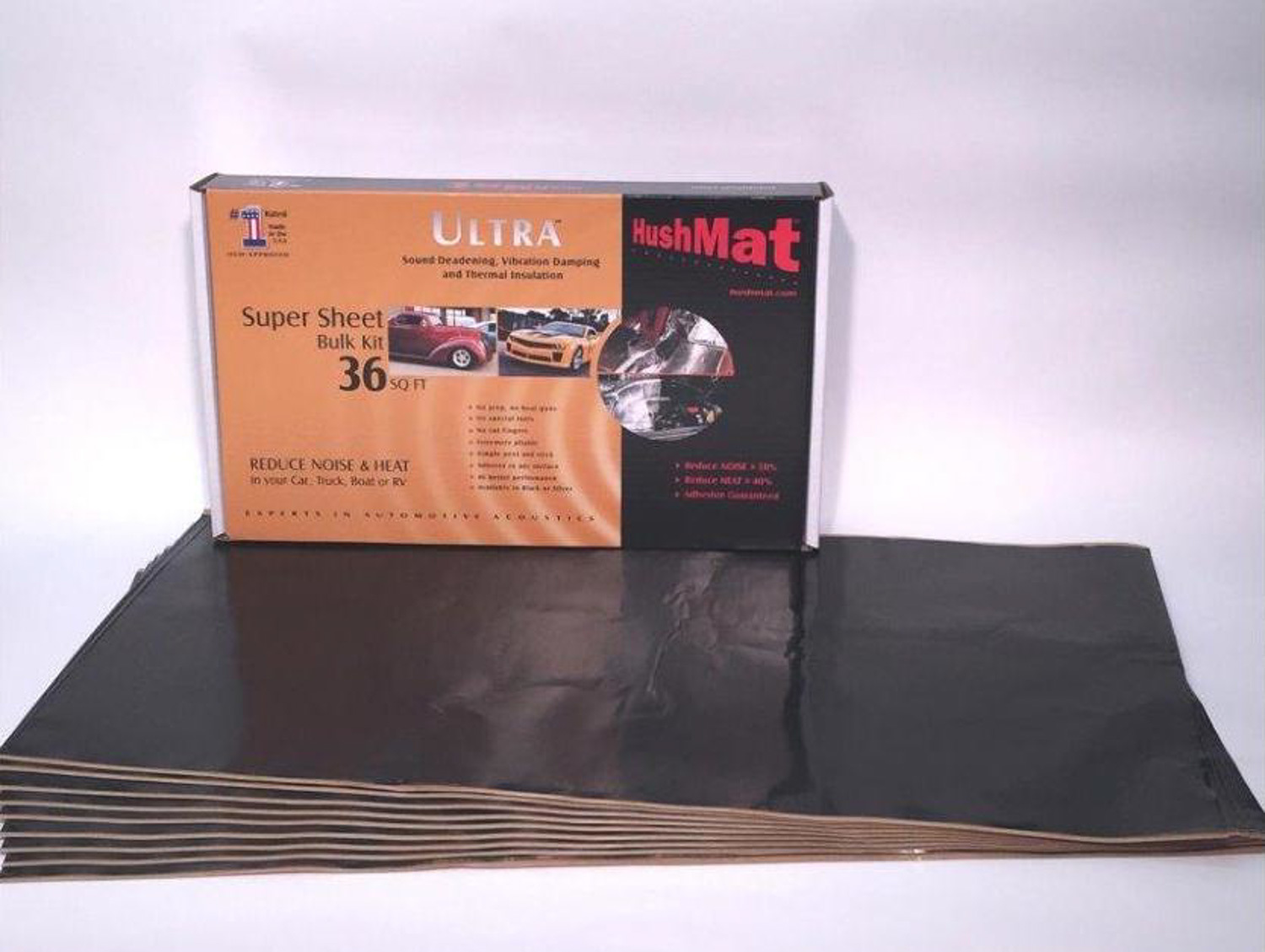 HUSHMAT Super Bulk Kit Contains (9) 18in x 32in Black 10800