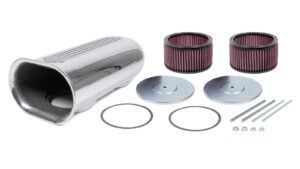 THE BLOWER SHOP Dual Carb Blower Scoop Kit – Polished 5510