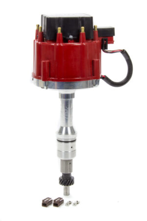 PERFORMANCE DISTRIBUTORS Racing Distributor SBF 351W Red Cap w/o Vac Adv 358212RD