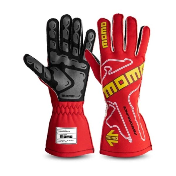 MOMO AUTOMOTIVE ACCESSORIES Gloves Peformance Red Medium 10 FIA GUPERFORED10