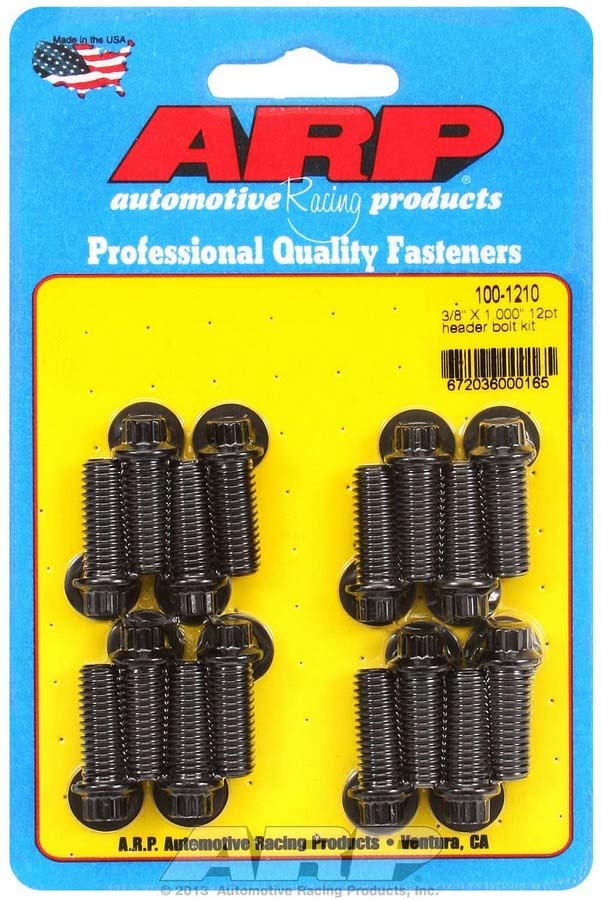 ARP Header Bolt Kit – 12pt. 3/8 x 1.00 UHL (16) 100-1210