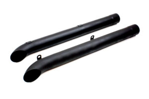 DOUGS HEADERS Side Pipes – Black (Pair) D930-B
