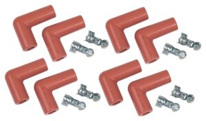 MSD IGNITION 90 Deg. Pro Temp. Boot Kit (8pcs.) 8852