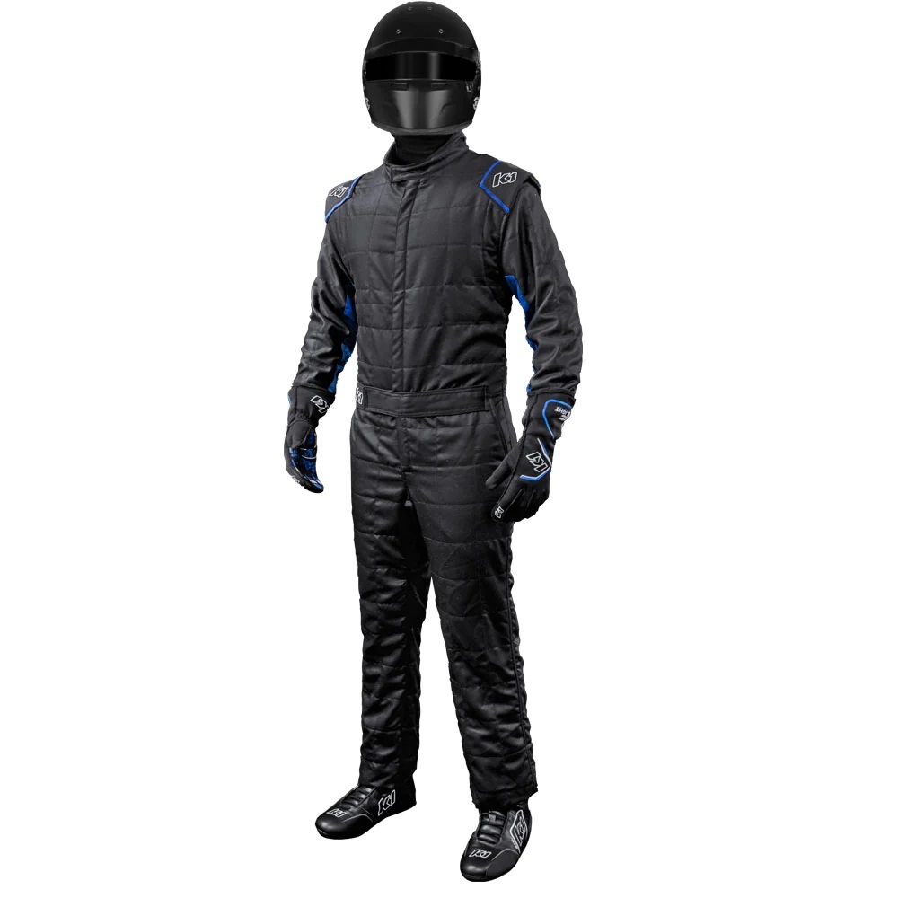 K1 RACEGEAR Suit Outlaw XX-Large Black / Blue SFI 3.2A/5 20-OTL-NB-2XL