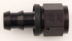 XRP-XTREME RACING PROD. #6 Str Push-On Hose End Black 230006BB