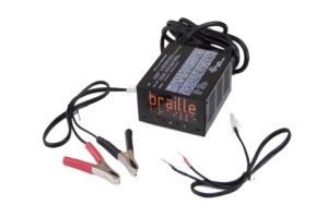 BRAILLE AUTO BATTERY Electronic Batt Charger 2 amp 1232