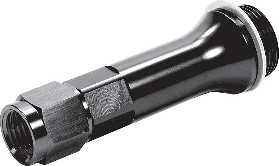 ALLSTAR PERFORMANCE Carb Fitting w/washer 7/8-20 to -6 Female Blk ALL50892