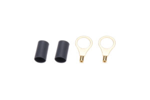 QUICKCAR RACING PRODUCTS Ring Terminal 3/8in 18- 22 Ga w/Heat Shrink Pair 57-467