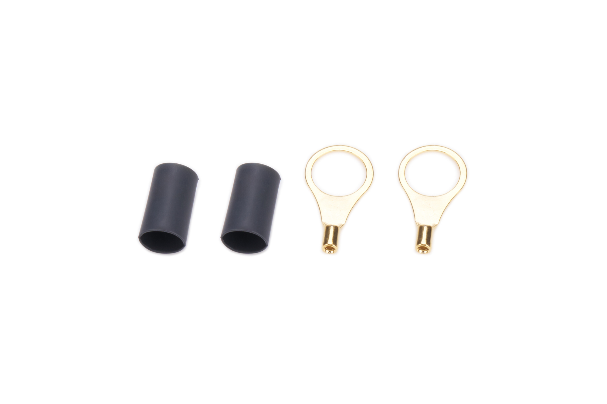 QUICKCAR RACING PRODUCTS Ring Terminal 3/8in 18- 22 Ga w/Heat Shrink Pair 57-467