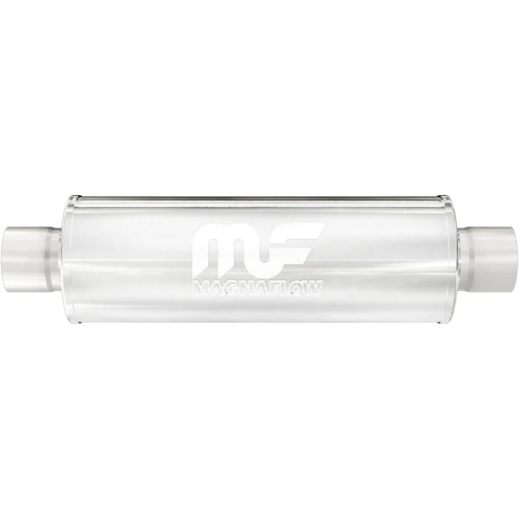 MAGNAFLOW PERF EXHAUST 4in Round Muffler 2in In/Out 10444