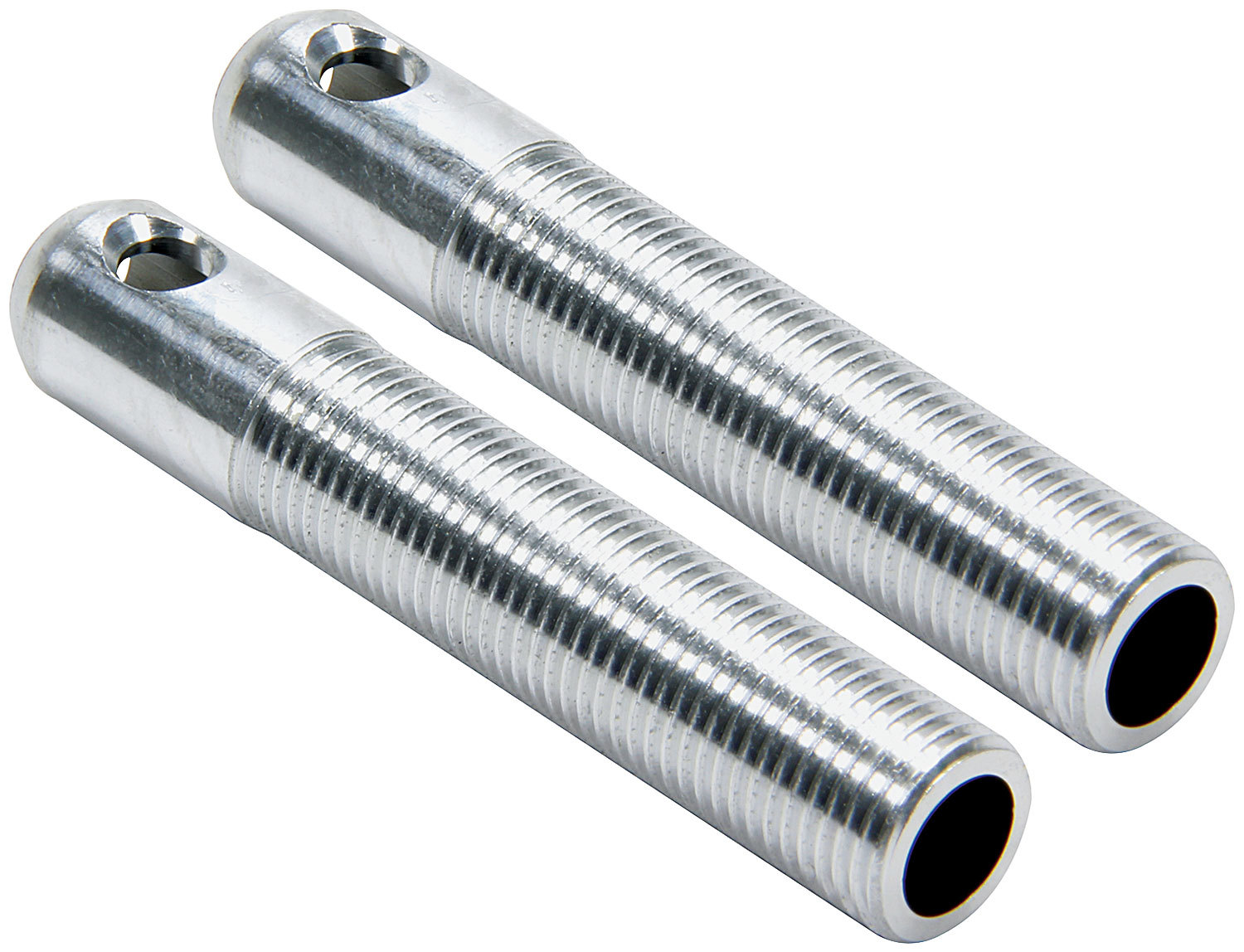 ALLSTAR PERFORMANCE L/W Aluminum Hood Pins 1/2in Silver 2pk ALL18494