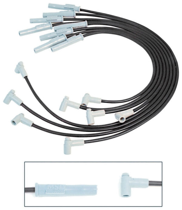 MSD IGNITION 8.5MM Spark Plug Wire Set – Black 31803