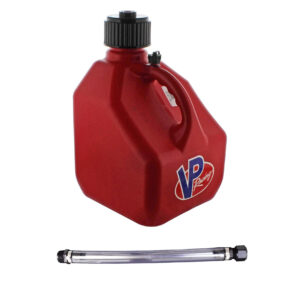 VP RACING Motorsports Jug 3 Gal Red Square w/Hose 4163-CA