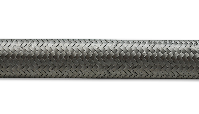VIBRANT PERFORMANCE 2ft Roll -8 Stainless St eel Braided Flex Hose 11908