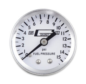 MR. GASKET Fuel Pressure Gauge 0-15 1561