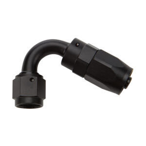 ALLSTAR PERFORMANCE Reusable Hose End Black 120 Deg Elbow -12 ALL49365