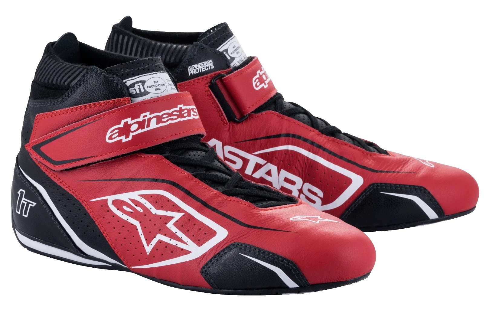 ALPINESTARS USA Shoe Tech-1T V3 Red / Bk White Size 9 2710122-312-9