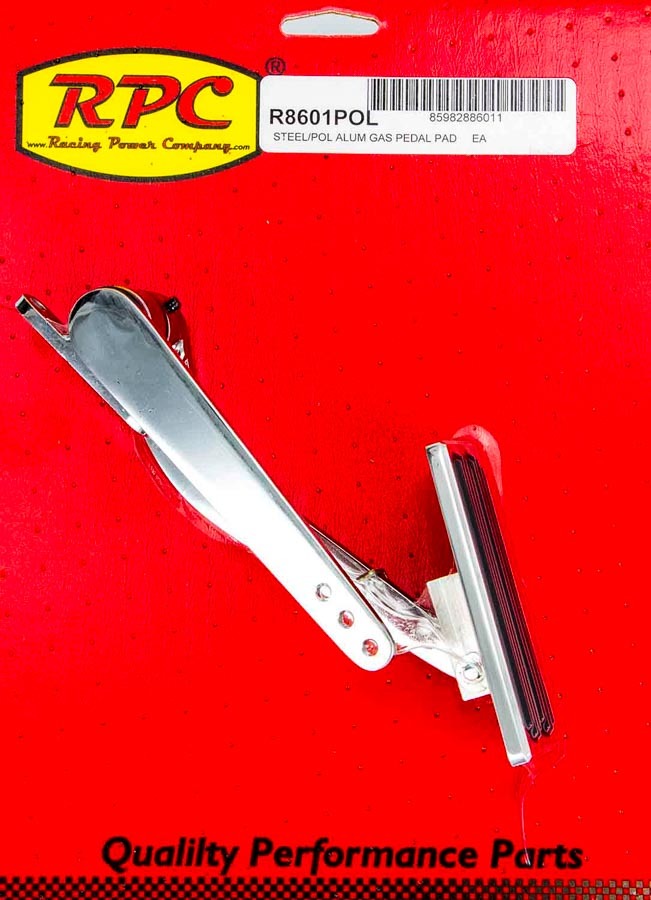 RACING POWER CO-PACKAGED Gas Pedal Polished Alum R8601POL