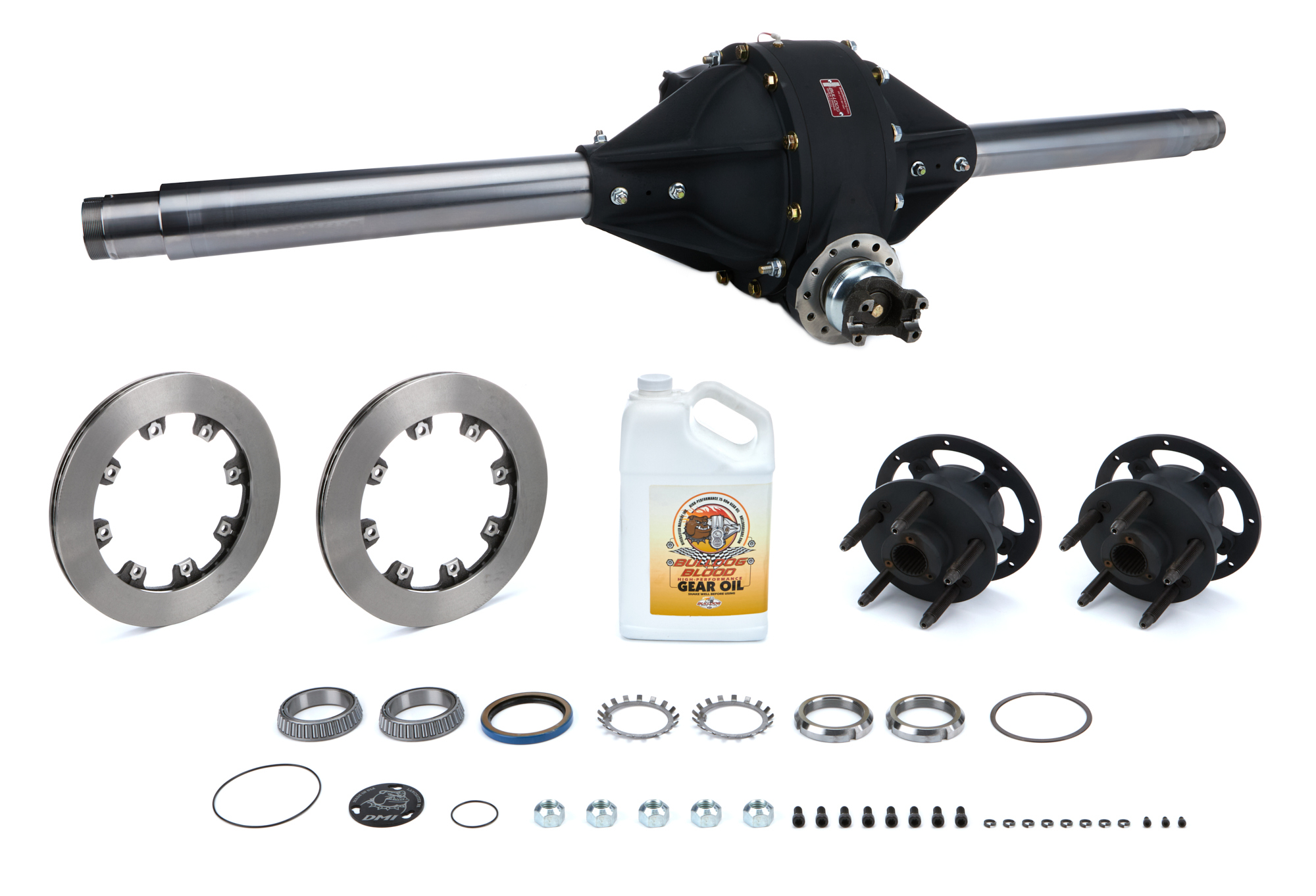 DIVERSIFIED MACHINE 4.86 Mod Rear w/GN Tubes Billet Hubs & Rotors 4.86MODPKG4