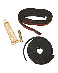 OMIX-ADA Hardtop Seal Kit with Se alant; 76-06 Jeep CJ/ Wr 12304.07