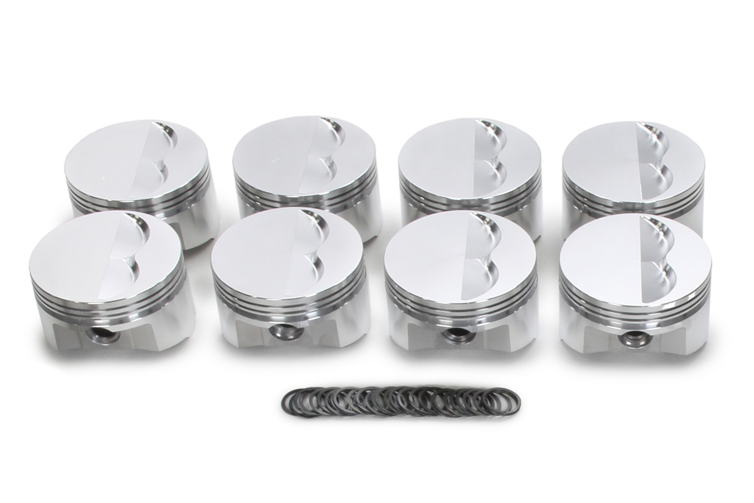 SPORTSMAN RACING PRODUCTS SBC Flat Top Piston Set 4.155 Bore 138100