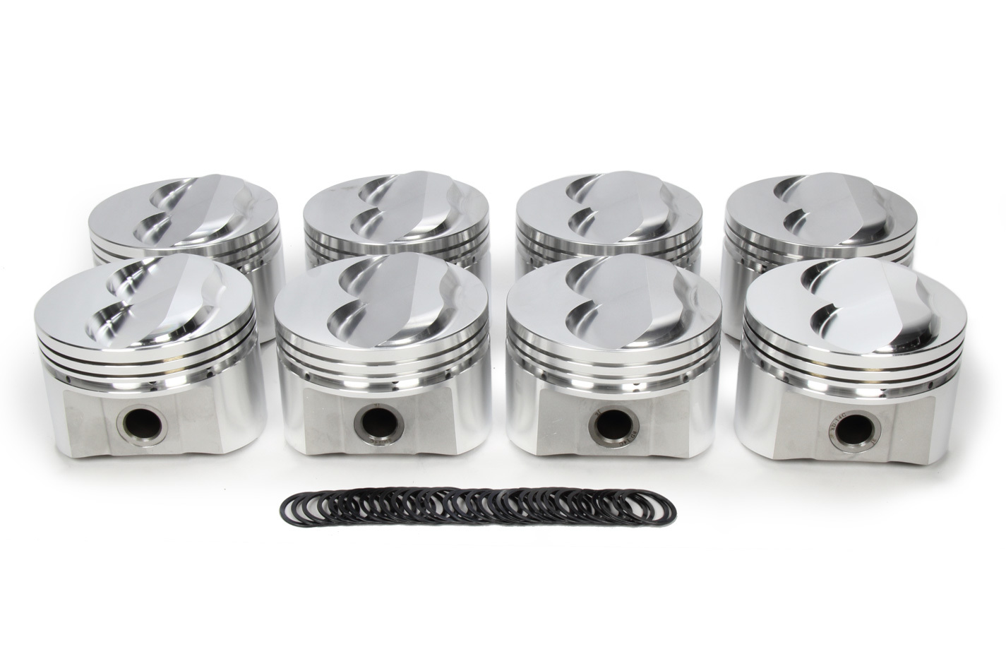 SPORTSMAN RACING PRODUCTS SBC Domed Piston Set 4.040 Bore +6.5cc 261357