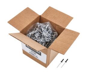 ALLSTAR PERFORMANCE 1/8in Alum Rivet Black 500pk 5/16in-3/8in ALL18195