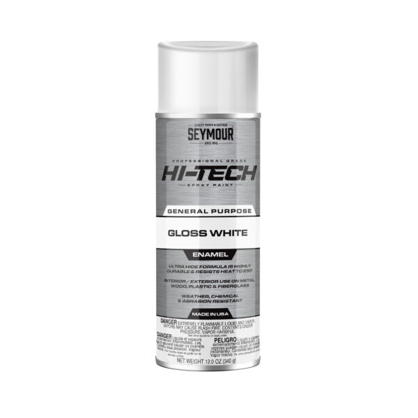 SEYMOUR PAINT Hi-Tech Enamels Gloss White Paint 16-113