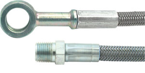 ALLSTAR PERFORMANCE 24in #4 Line 1/8in NPT to 10mm Banjo ALL46441-24