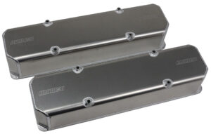 MOROSO SBC Fab Alm Valve Cover Set -MBE 10/13 Deg Heads 68321