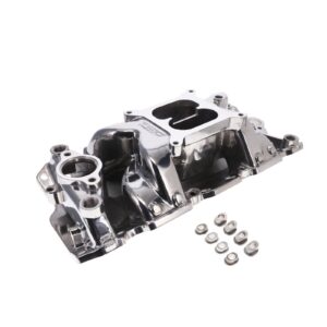 TOP STREET PERFORMANCE 57-95 SBC Air Gap Intake Polished Dual Plane 82025
