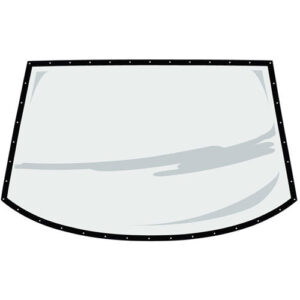 FIVESTAR Rear Window ABC Molded .093 w/BLK Border Coated 574-6115-3B
