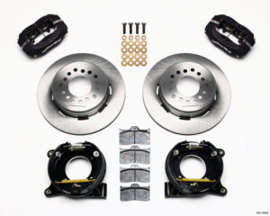 WILWOOD 63-87 GM C10 P/U Rear Brake Kit Black Caliper 140-10094