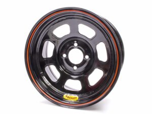 BASSETT Wheel 14×7 D-Hole 4x100mm 2in Black 47SH2