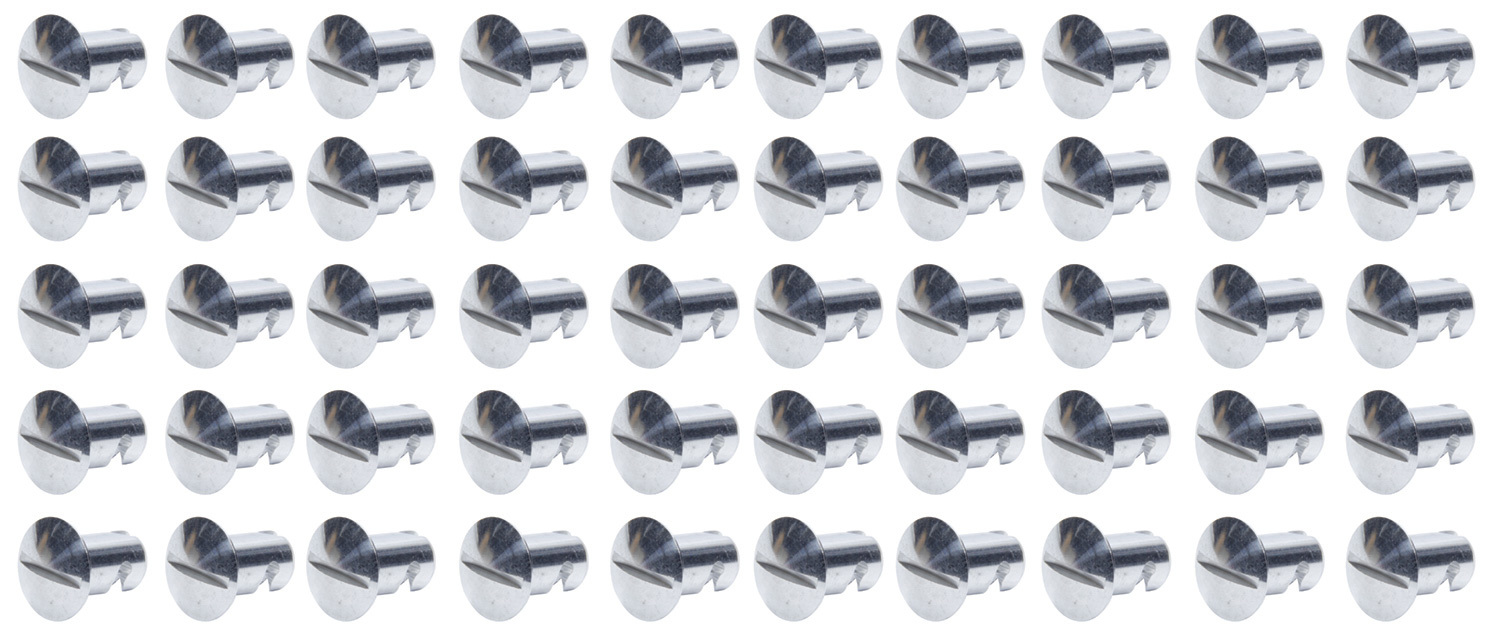 Ti22 PERFORMANCE Oval Head Dzus Buttons .500 Long 50 Pack TIP8100-50