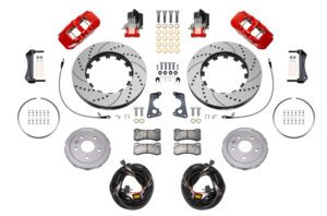 WILWOOD Brake Kit Rear Corvetee C8 Aerolite 4R Drilled 140-17009-DR