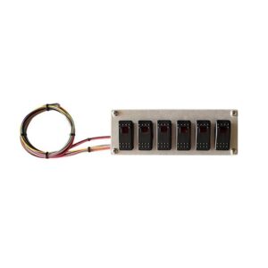 AMERICAN AUTOWIRE Rocker Switch Panel 6 Switches 510921