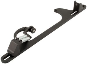 ALLSTAR PERFORMANCE Throttle Bracket Lokar Black 4150/Edelbrock ALL54215
