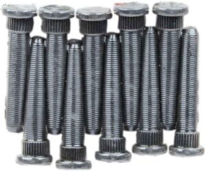 MOSER ENGINEERING Wheel Stud Kit (10) 1/2-20 x 3 w/.625 Knurl 8010