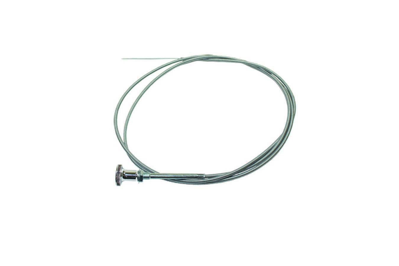 SPECIALTY PRODUCTS COMPANY Throttle Choke Cable 6ft Braided Stainless Steel 6048