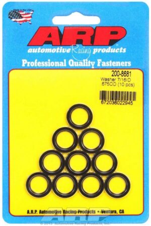 ARP Conn. Rod Washers – 7/16 ID x .675 OD Chamfer(10) 200-8681