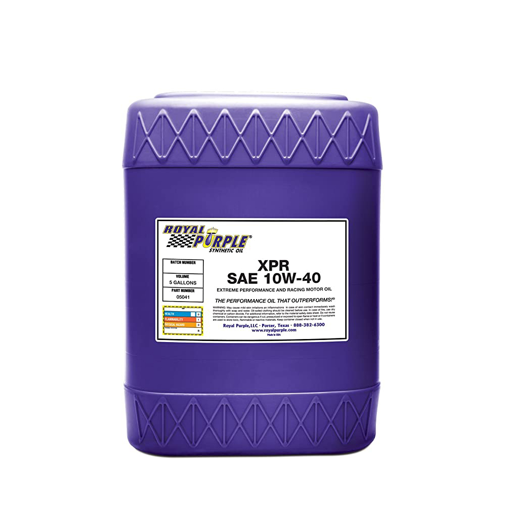 ROYAL PURPLE Synthetic Racing Oil XPR 5-Gallon (10W40) 05041