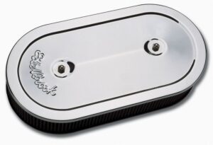EDELBROCK Oval Air Cleaner for Dual Quads 1235