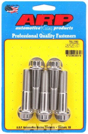 ARP S/S Bolt Kit – 12pt. (5) 1/2-20 x 2.250 755-2250