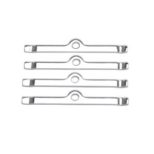 EDELBROCK Chrome V/C Hold-Down Tabs – 4pcs. 4404
