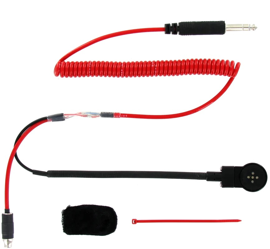 RACING ELECTRONICS Helmet Mic Kit Std Flex 3 Conductor RT705-C